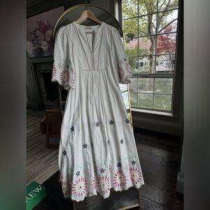 Scotch and Soda Broderie Maxi Dress